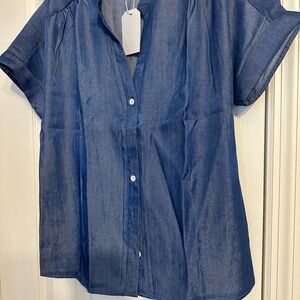 Chambray top  CLEARANCE